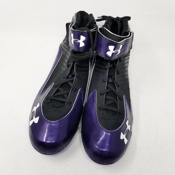 Under Armour Spine Nitro MC Football Cleats Purple - Picture 5 of 12